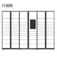 兴福隆智能快递柜小区快递自提柜派件柜室外寄存柜信报箱储物柜一主两幅61格