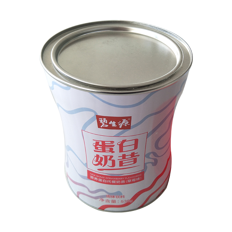 碧生源 蛋白代餐奶昔男女饱腹代餐粉 营养膳食纤维粉 538g/罐(草莓味)