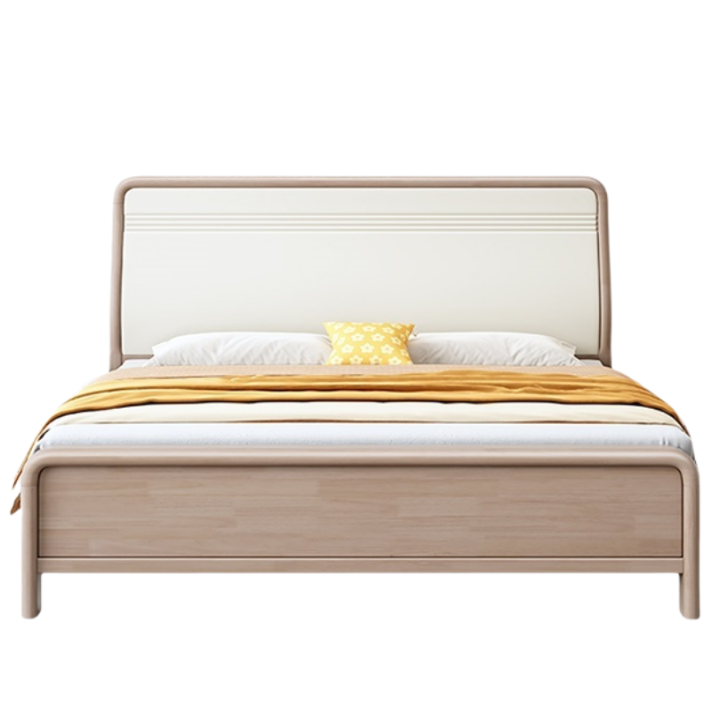 铭 思达实 木 床高清大图