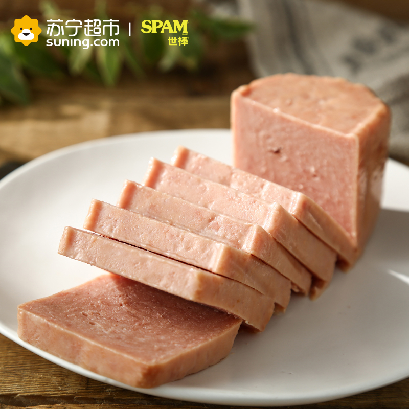 世棒午餐肉-蒜味198g