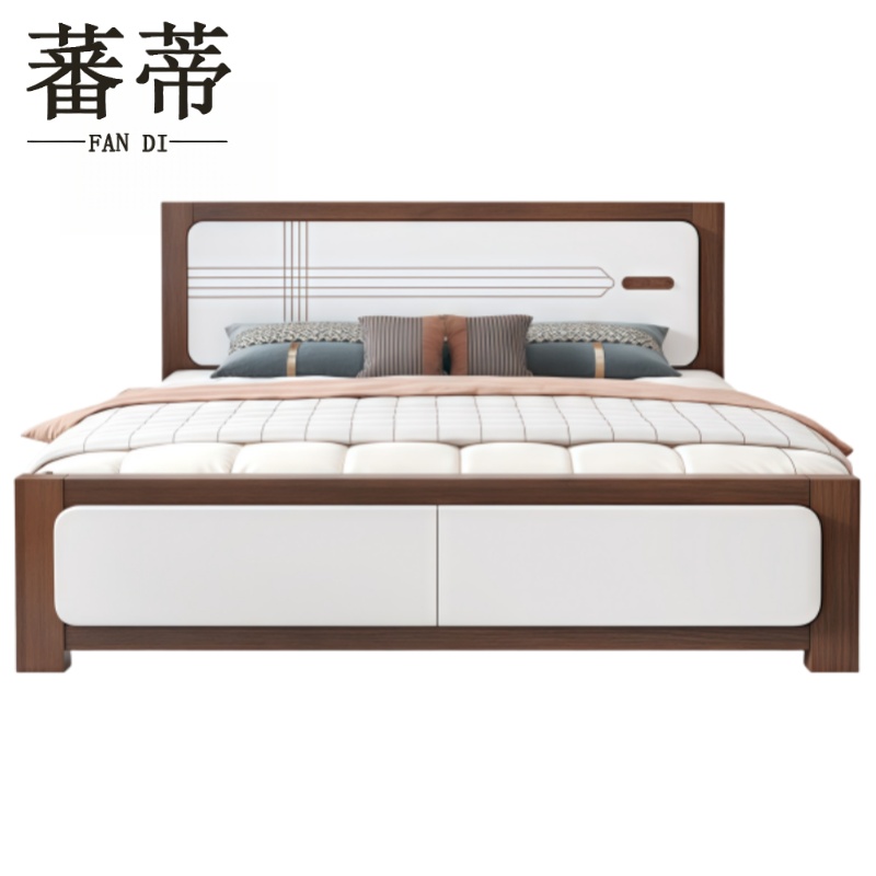 纯实木床高清大图