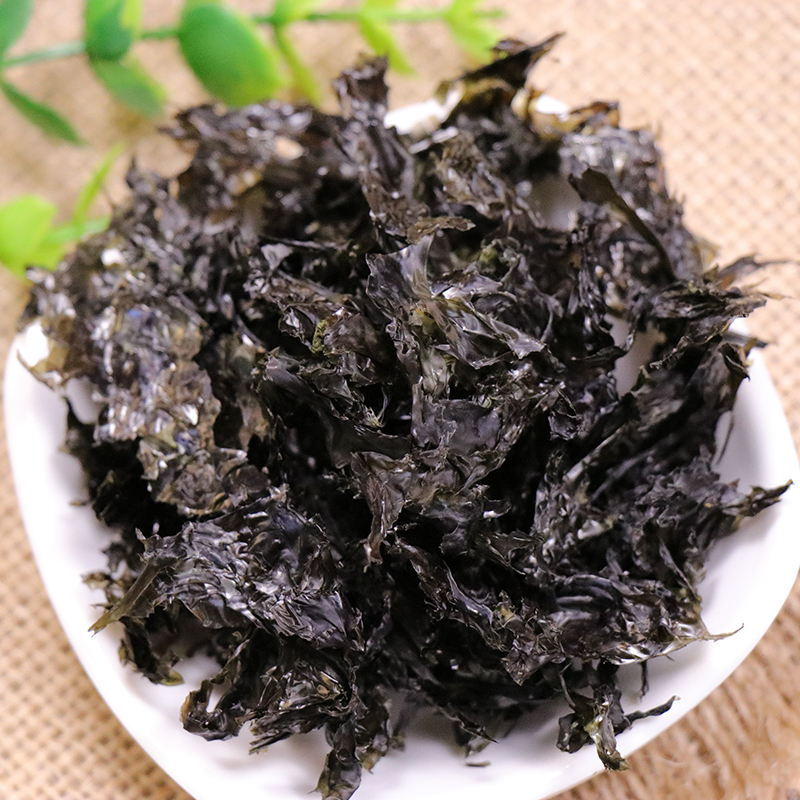 一品爽头茬紫菜50g免洗无沙头水紫菜干货蛋花汤不加食用盐