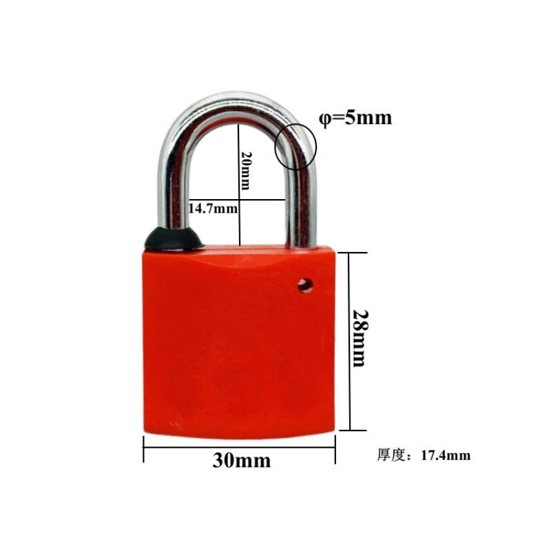 润泰博源 RT-35M 35mm*20mm 单通开便捷挂锁 (计价单位:个) 红色高清大图