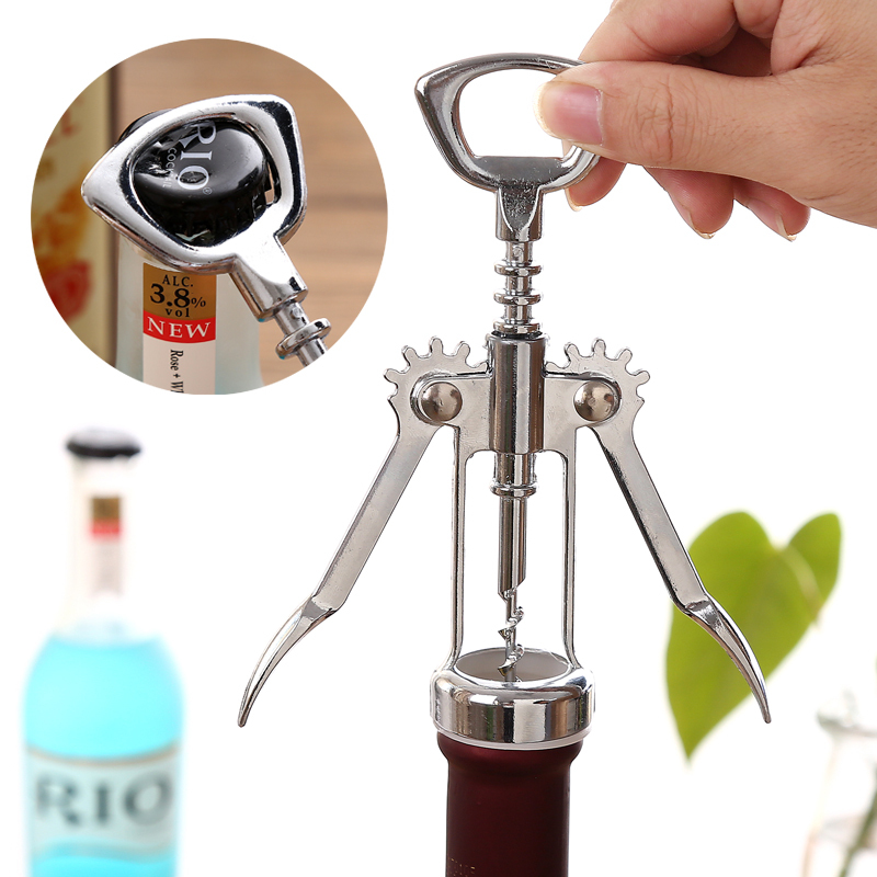 不锈钢多用途红酒开瓶器省力葡萄酒开酒器启瓶器啤酒起子家用酒具(请先与客服确认再)