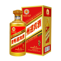 贵州迎宾酒53度酱香型白酒 金色年华500ml 单瓶装