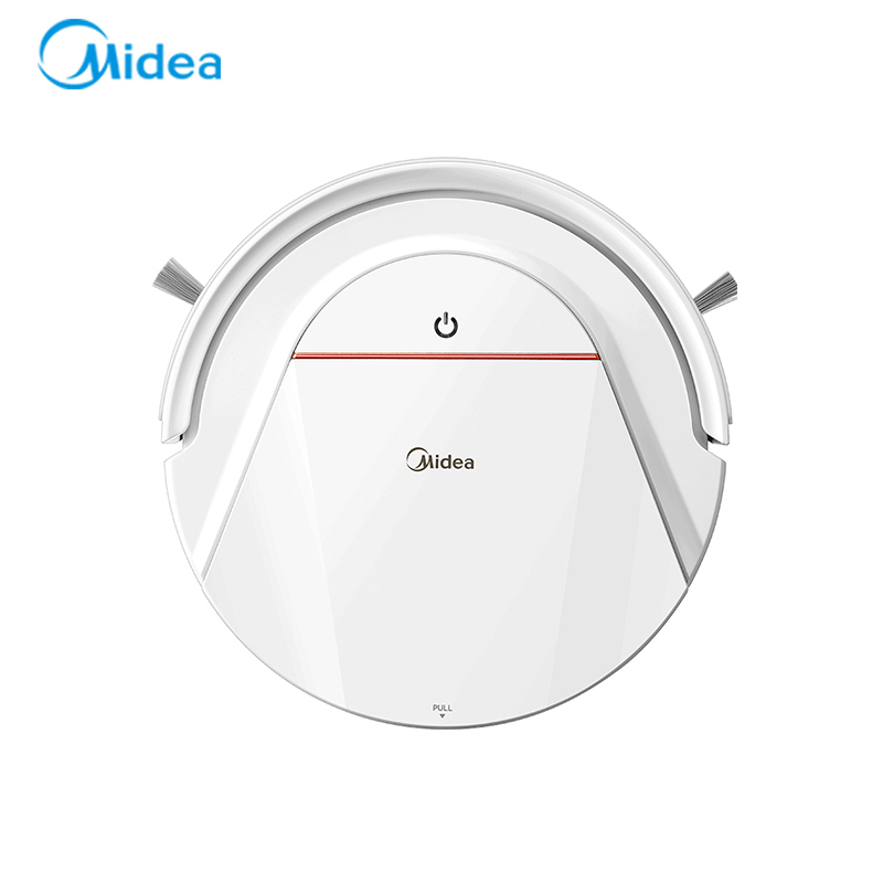 美的(Midea) 扫地机器人 智能家用 路线清扫智能超薄吸尘器 扫拖地一体机 皓月白 自动回充 i2