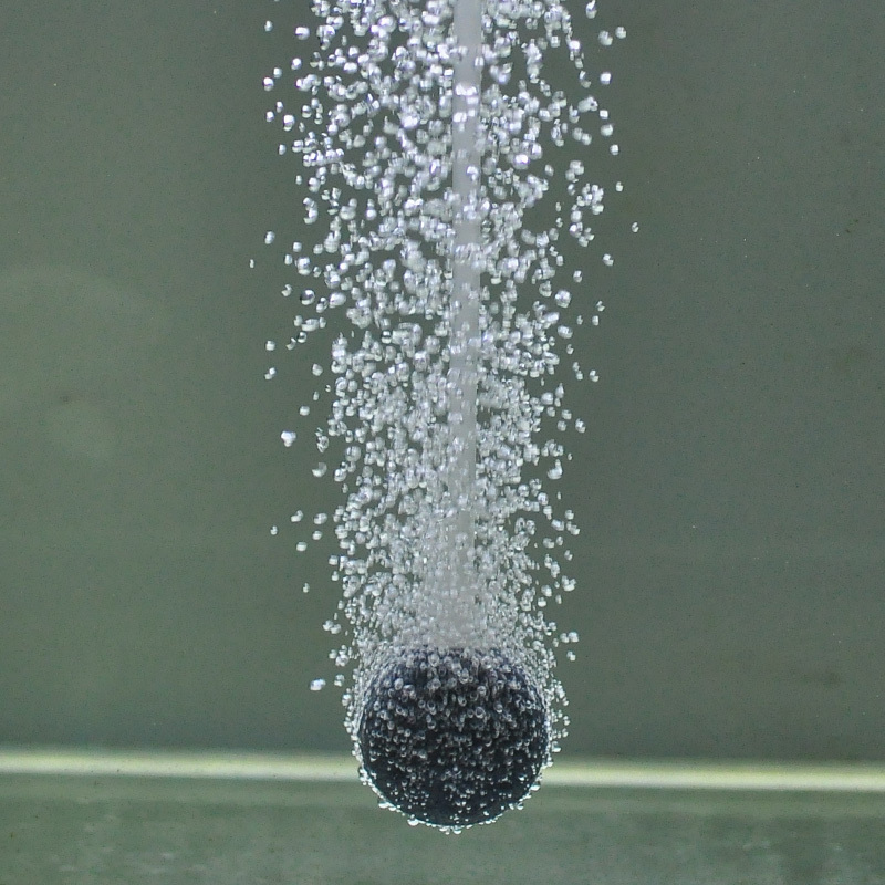 气泡盘鱼缸氧气出气盘水族箱气泡石面包气盘纳米气泡盘增氧气盘