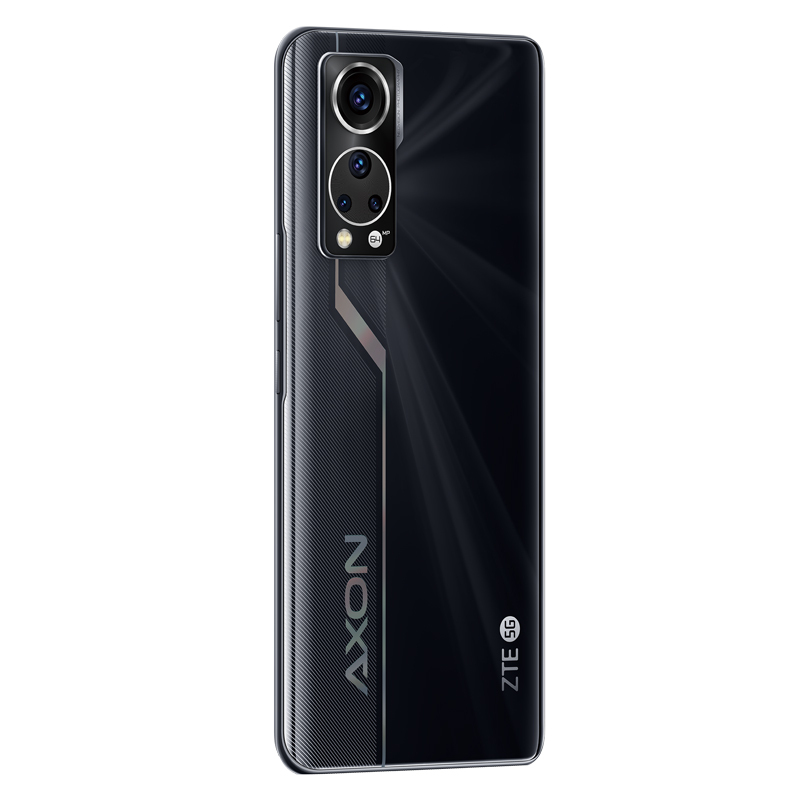 中兴Axon 30全新一代屏下摄像手机 AMOLED 120HZ屏 骁龙870 55W快充 8GB+128GB 黑曜