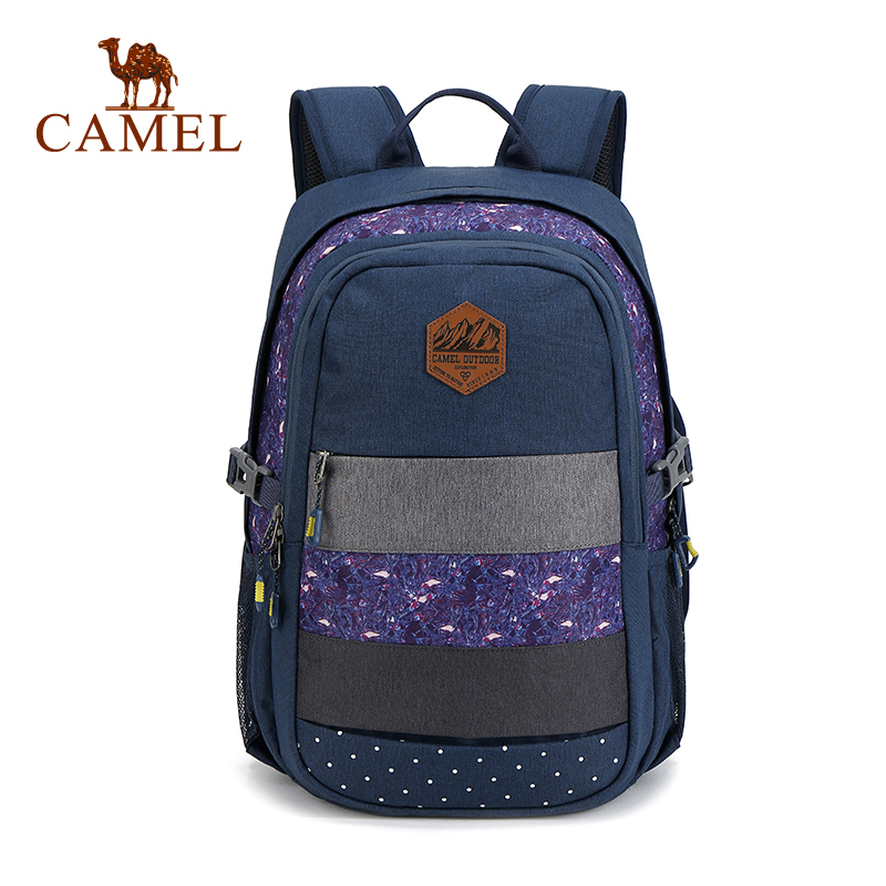 CAMEL骆驼 户外双肩包 20L男女通用耐磨徒步登山出游背包