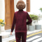 歌爱妮2021妈妈秋装套装新款洋气中年女装春秋长袖外套气质金丝绒两件套