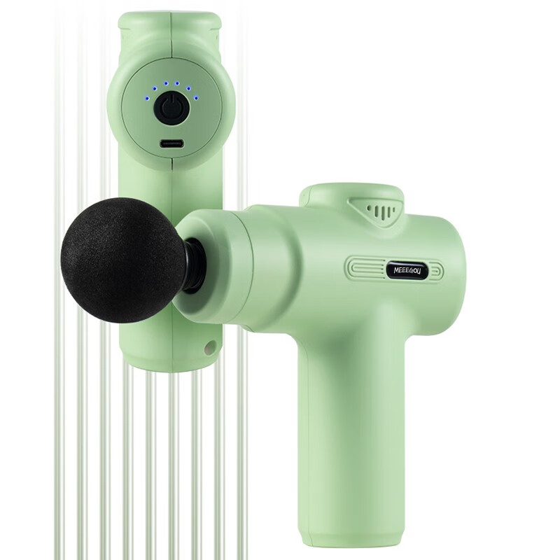 米狗(MEEE GOU) 筋膜枪膜肌肉放松器肌膜枪肩颈腿部腰部按摩器电动按摩仪健身 J25粉色高清大图