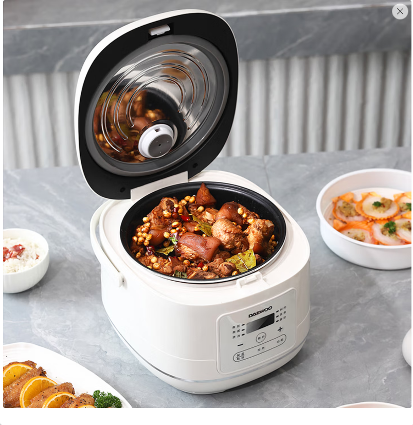 大宇(DAEWOO)电饭煲智能预约多功能上蒸下煮汤粥电饭锅 DYFB-40E29 电饭煲 4L高清大图