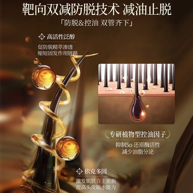 Spes诗裴丝 强韧固发防脱洗发水 防断发控油蓬松洗头膏300ml高清大图