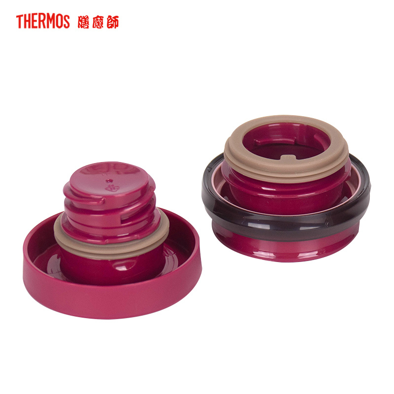 膳魔师(Thermos)不锈钢真空保温随手杯时尚运动杯JNO-351 可爱保温杯 304不锈钢 350ML旅行/通用