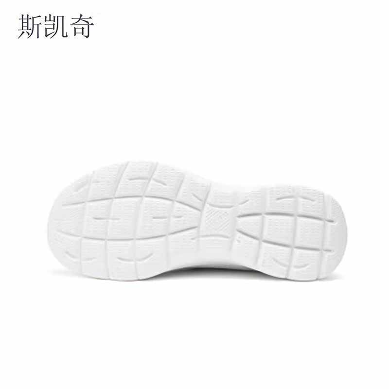 斯凯奇 女夏季白色休闲鞋 150125/WHT-7 双高清大图