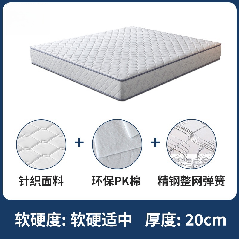 荺炬弹簧床垫高清大图