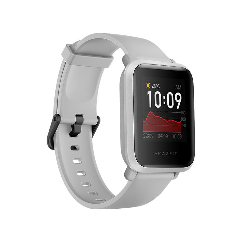 Amazfit 智能运动手表米动手表青春版1S 华米科技运动手表 GPS NFC 消息提醒 心率检测 岩白