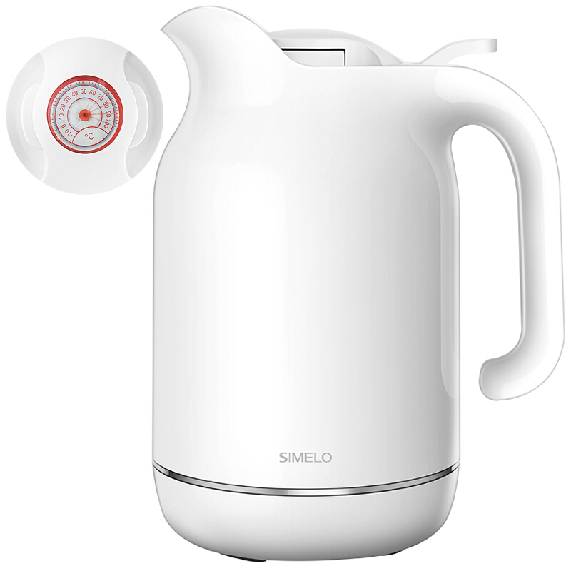 SIMELO印象京都玻璃内胆小欧温度计保温壶1500ML-新老包装随机发货-SM4287