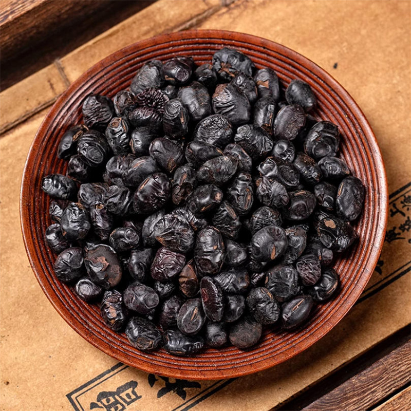 甄选正品淡豆豉100克淡豆豉水洗葱白黑豆豉粒另售栀子9260高清大图