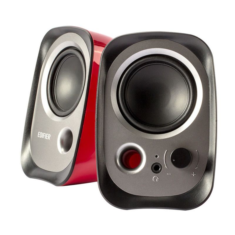 edifier漫步者r12u台式电脑音响喇叭低音炮家用迷你笔记本usbr12u白色
