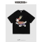 WOOG2005兔子印花时尚T恤ins潮牌100纯棉男士夏季新款2022圆领
