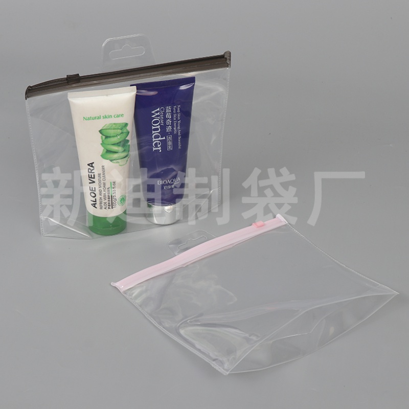 EVA透明袋自封袋子加厚防水自封化妆品袋整理袋收纳包定制LOGO收纳袋 三维工匠高清大图