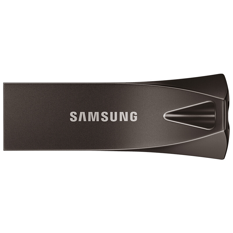 三星(SAMSUNG)U盘128G 高速USB3.1 BAR Plus升级版+金属优盘128G 读速300M 深空灰