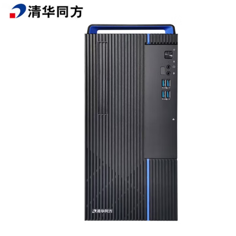 清华同方台式机超翔H880-T1/海光3350/16G/256G/1T/2G显/23.8寸国产系统台高清大图