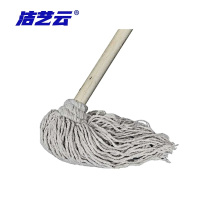 洁艺云 木杆棉线拖把老式墩布拖布加大头MX1001 1000g 单位（把）；