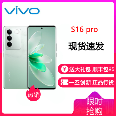vivoS16Pro 12GB+512GB 颜如玉 天玑8200芯 66W闪充 5000W光学防抖拍照 120Hz高刷曲面屏 拍照游戏学生手机 5G全网通手机 S16 Pro