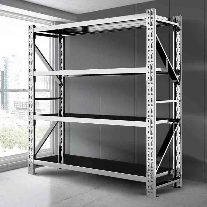 曌梵不锈钢货架四层组高清大图