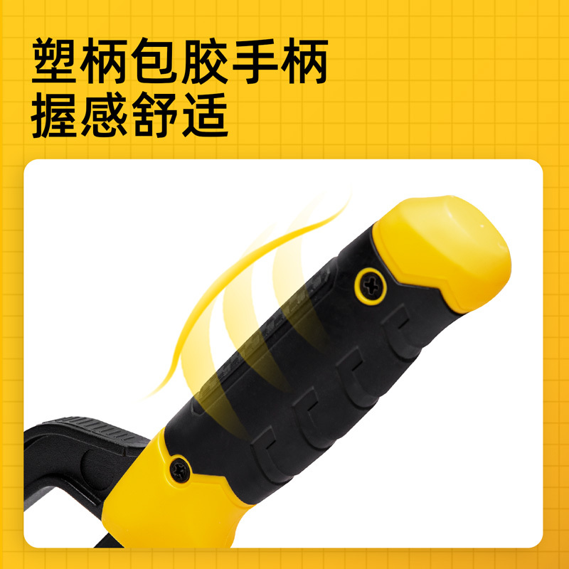 得力(deli)DL353112 迷你钢锯架小钢锯手工锯子袖珍锯手锯锯弓带65锰钢锯条10英寸 2把装 1件