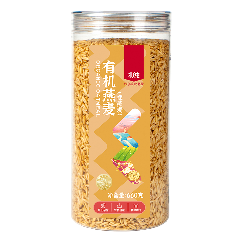 北纯 有机燕麦(罐装)660g