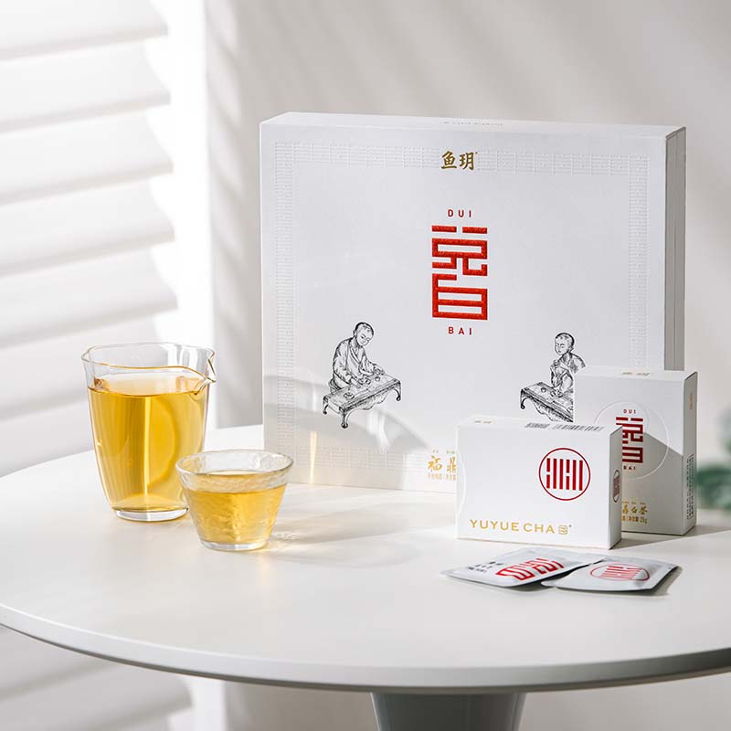 鱼玥 小兑白正宗福鼎白茶150g(5gx30包)(单位:盒)高清大图