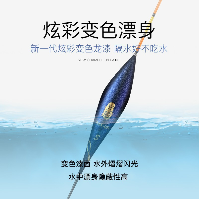光威浮漂鱼漂纳米漂轻口小鱼鲫鱼鲤鱼大物立式浮漂黑坑竞技钓鱼漂