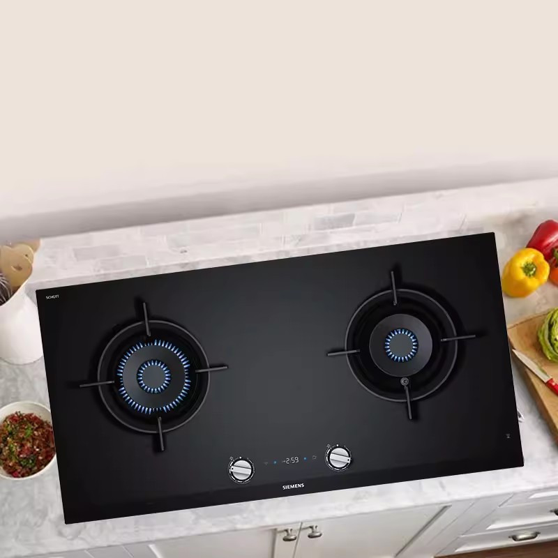 西门子 ER9SP231MQ 燃气灶 天然气 带联动 家居互联 带定时蒸饭柜高清大图