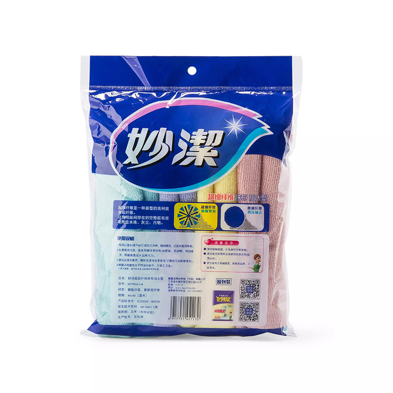 妙洁超纤抹布加大型3+1片装
