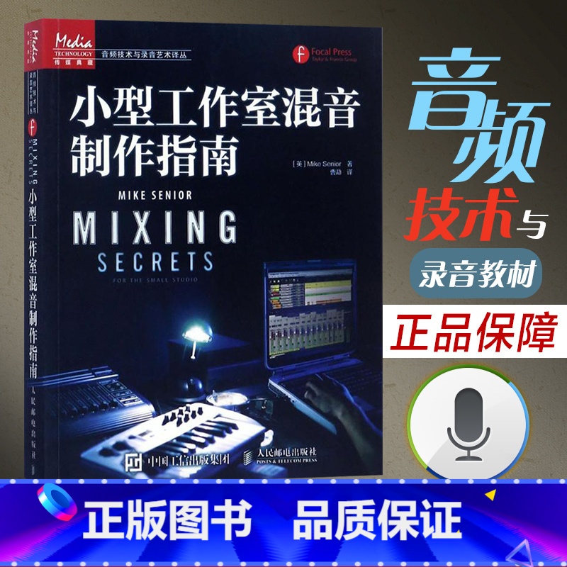 [正版]小型工作室混音制作指南 高级混音制作技巧大全 混音制作入门指导书 录音师制作技巧 专业混音技术教程书籍 现代音高清大图