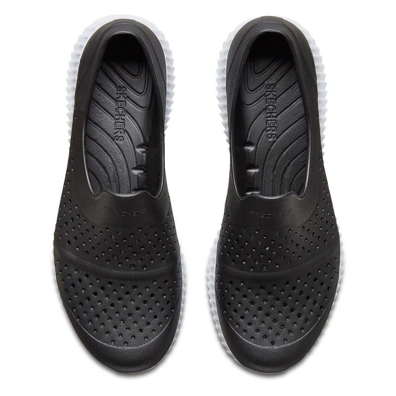 Skechers斯凯奇洞洞鞋男鞋轻质休闲一脚蹬沙滩鞋涉水鞋52528