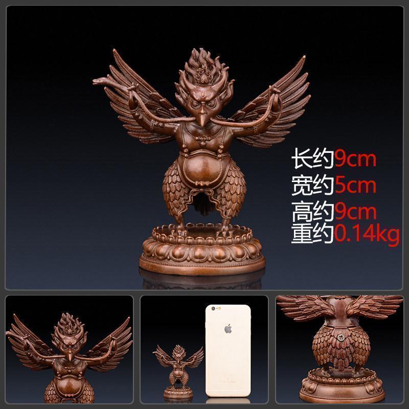 美帮汇大鹏鸟佛像 铜藏传密宗护法金翅大鹏鸟尼泊尔工艺品摆件高清大图