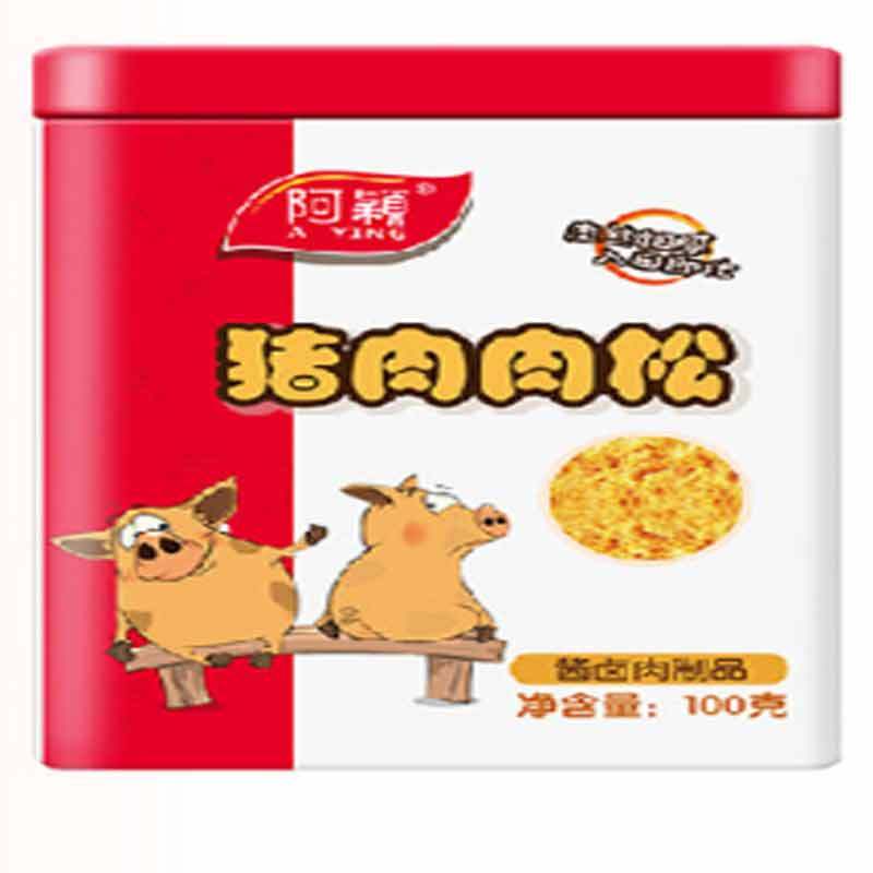 阿颖儿童零食 儿童猪肉肉松100g/罐(14小袋分装)