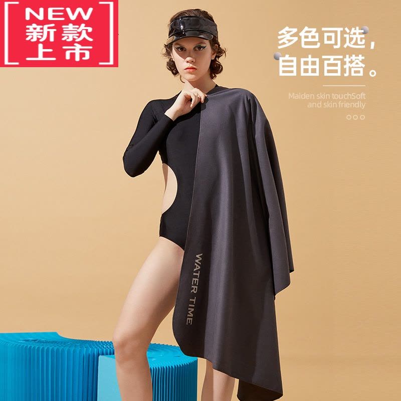 可莉允游泳浴巾速干毛巾女大人儿童斗篷浴袍男浴披沙滩吸水巾图片