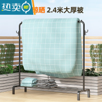 敬平晾衣架落地卧室内家用阳台挂衣架折叠宿舍学生晒衣架凉衣服杆架子 升级款⭐单杆-110cm白 大