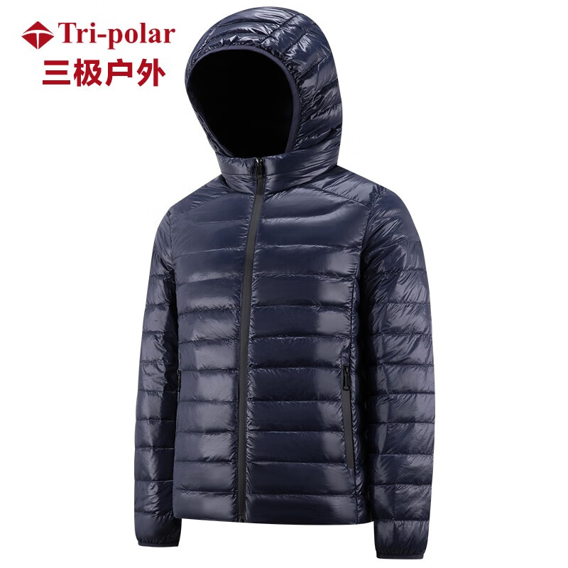 三极 TP8521 情侣款连帽羽绒服 男款高清大图