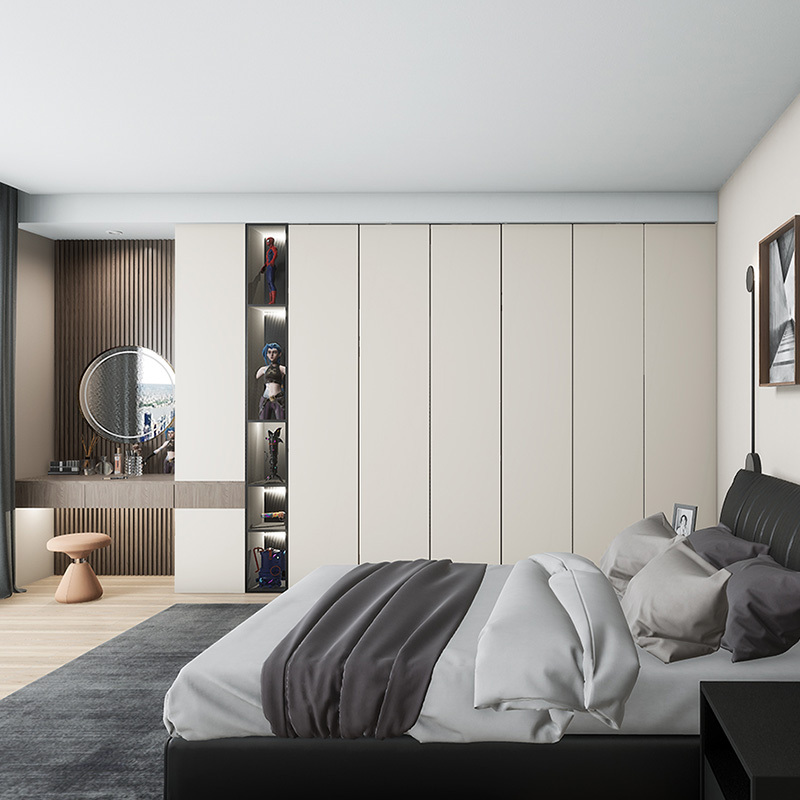 定制衣柜门全屋定制家具整体家装卧室走入式衣帽间一门到顶