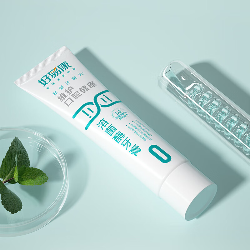 好易康 维护口腔健康 溶菌酶牙膏(0号)高清大图