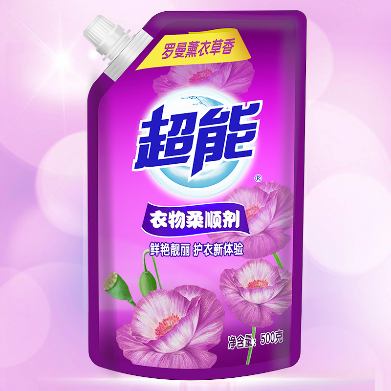 500g超能衣物柔顺剂(薰衣草香)[纳爱斯]高清大图