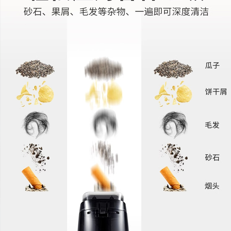 EraClean(世净)车载吸尘器XC01(紫钛银)