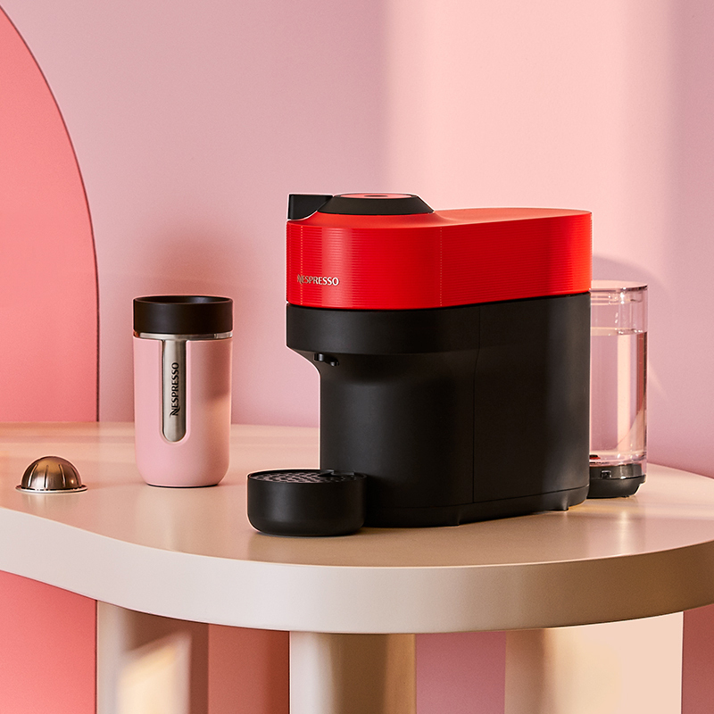 Nespresso 胶囊咖啡机 Vertuo Pop 黄色高清大图
