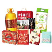 胡姬花&金龙鱼&方家铺子&三只松鼠 &德芙&三胖蛋 “福气满堂”套餐 (700档)